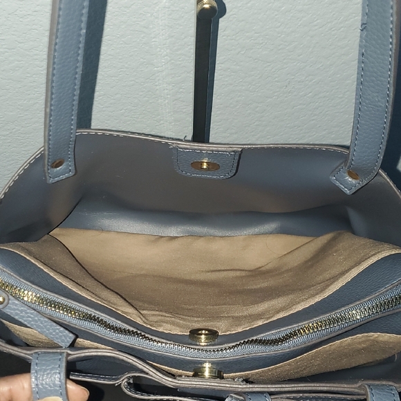 Nanette Lepore Slate Blue Tote Bag - Picture 8 of 13